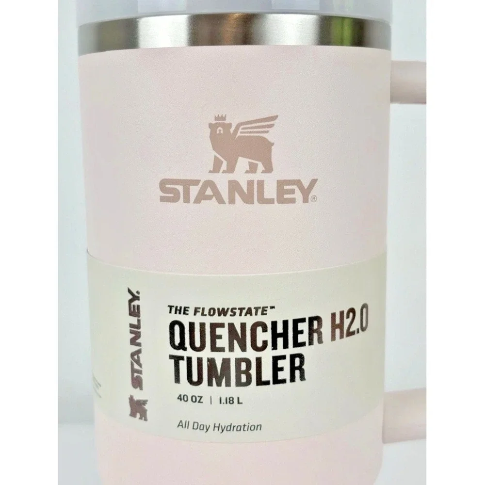 Stanley Quencher H2.0 FlowState 40oz Stainless Steel Tumbler - Rose Quartz - Picture 6 of 9
